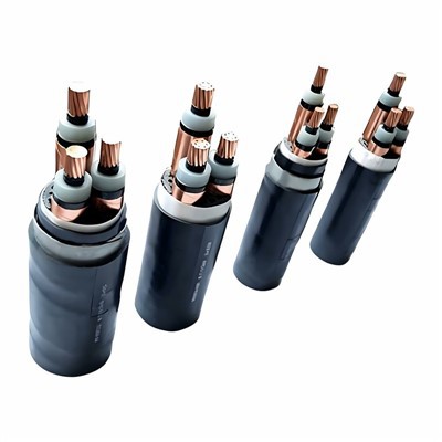 Kabel nedgravet i jorden